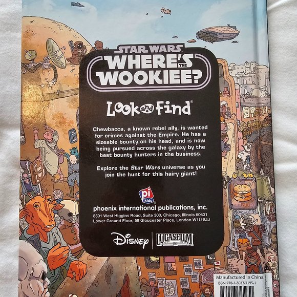 NEW Where's the Wookiee Look and Find Hard Cover Book - Picture 2 of 6